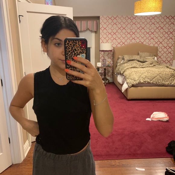 Black workout top - Picture 1 of 2
